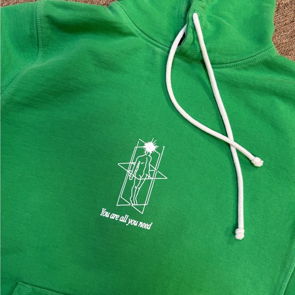 CHNGE Vibrant Green Organic Hoodie - Picture 2 of 5